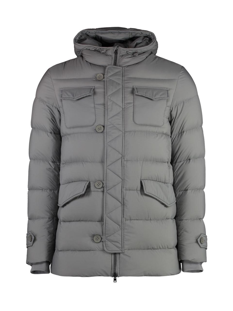 에르노 FW24 L’Eskimo Hooded nylon down jacket PI004ULE12456Z_9406 grey