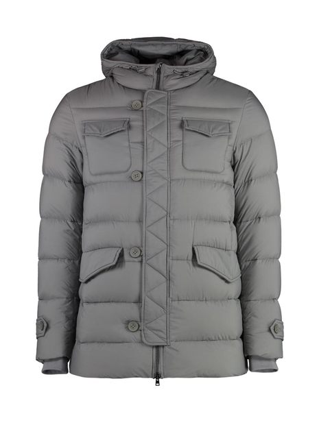 에르노 FW24 L’Eskimo Hooded nylon down jacket PI004ULE12456Z_9406 grey