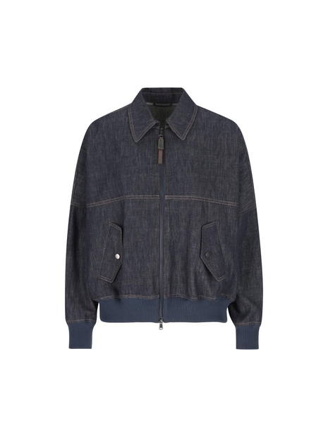 브루넬로쿠치넬리 SS25 Brunello Cucinelli Jackets MB1257470C001 Denim blu