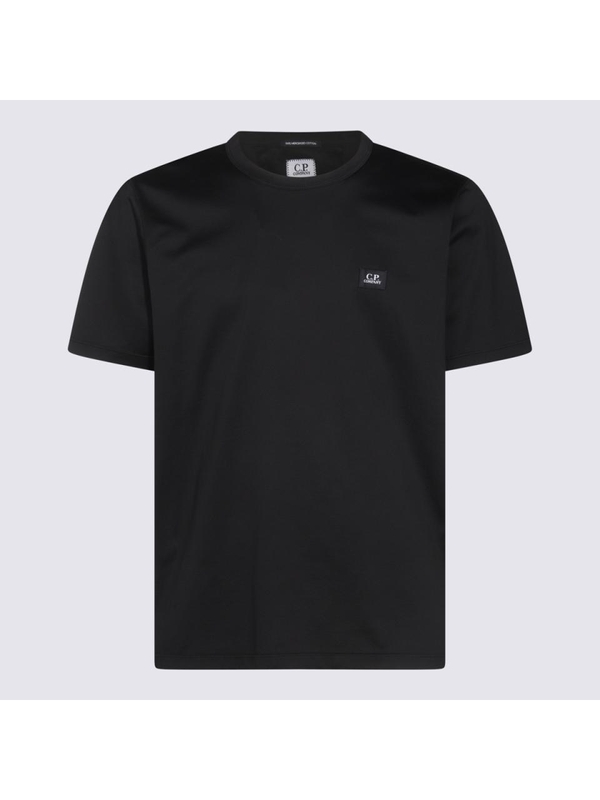 씨피 컴퍼니 SS25 CP COMPANY T-shirts and Polos Black 18CMTS087A006374G999 Black