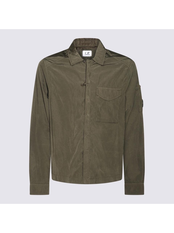 씨피 컴퍼니 SS25 CP COMPANY Shirts 18CMOS095A005904G683 ARMY GREEN