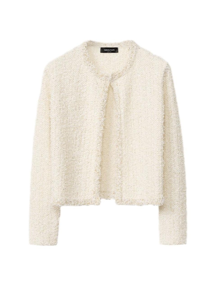 파비아나필리피 SS25 Sweater Fabiana Filippi MAD265F139 L167 VR1 WHITE