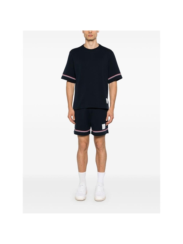 톰 브라운 SS25 T-shirt Thom Browne MJS282A J0199 415 BLUE