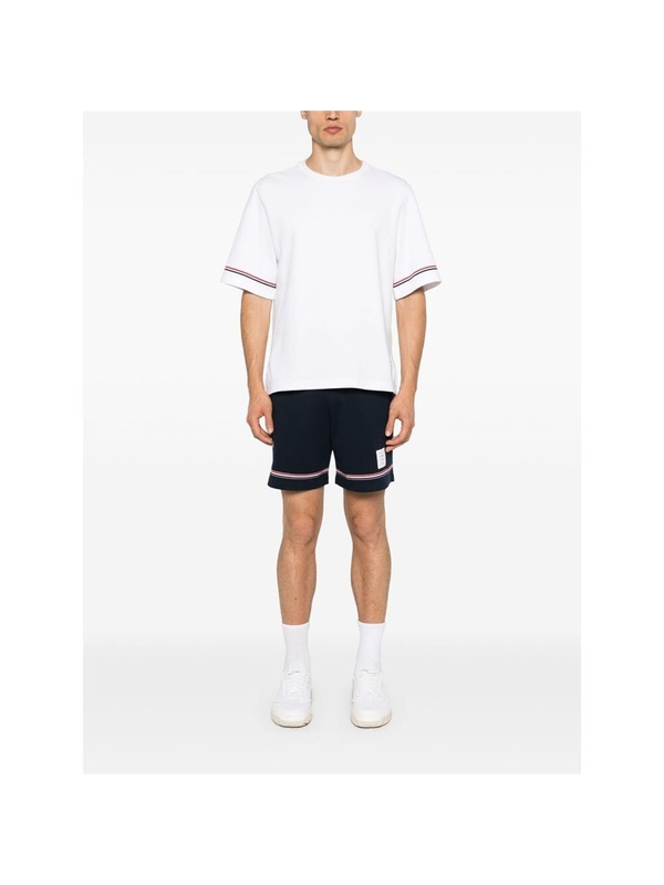 톰 브라운 SS25 T-shirt Thom Browne MJS282A J0199 100 WHITE