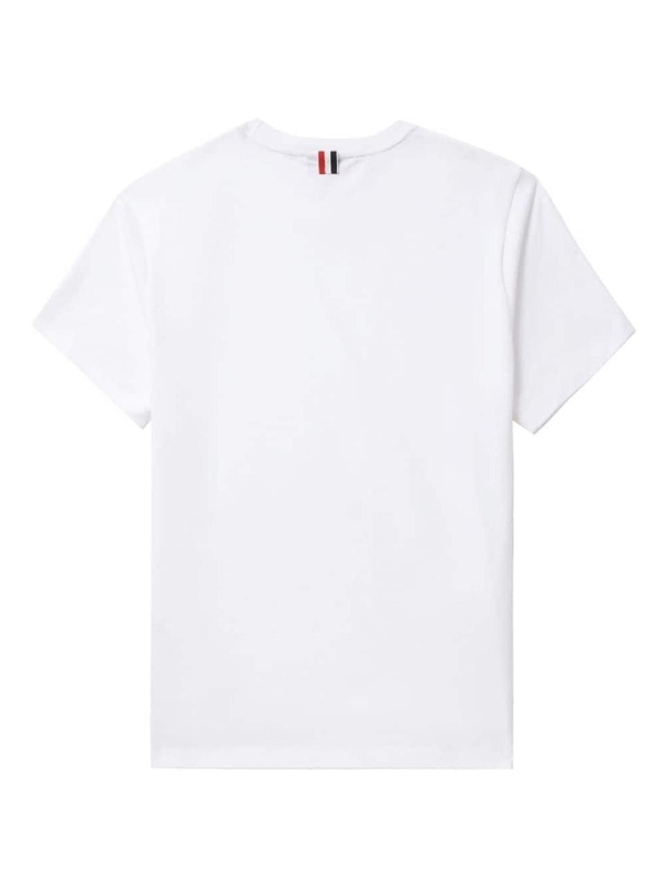 톰 브라운 SS25 Thom Browne T-shirts and Polos White MJS067A00042100 White