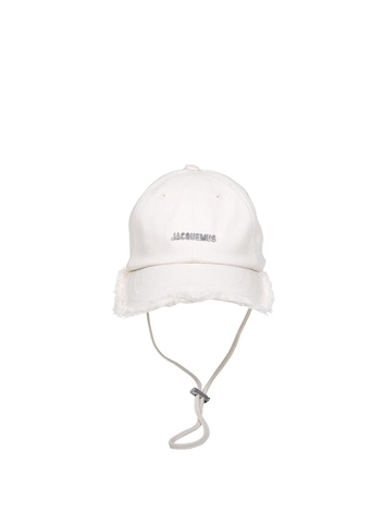 자크뮈스 SS25 LA CASQUETTE ARTICHAUT HAT 23E235AC452.5012 White