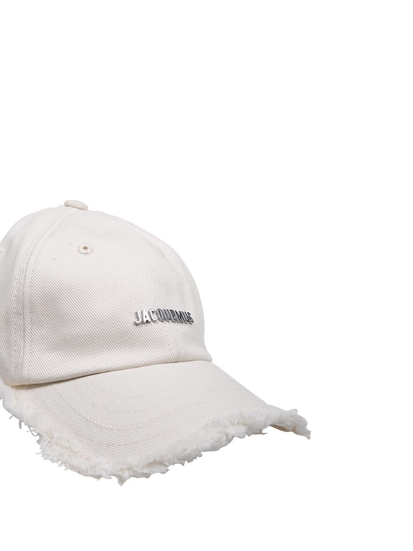 자크뮈스 SS25 LA CASQUETTE ARTICHAUT HAT 23E235AC452.5012 White