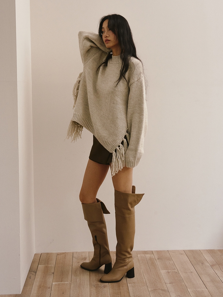 클래시 싸이하이부츠(2colors) Classy Thigh-High Boots 24F82