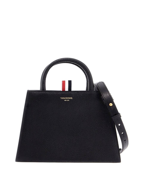 톰 브라운 SS25 borsa a mano mini in pelle martellata UAG073A 00198 BLACK