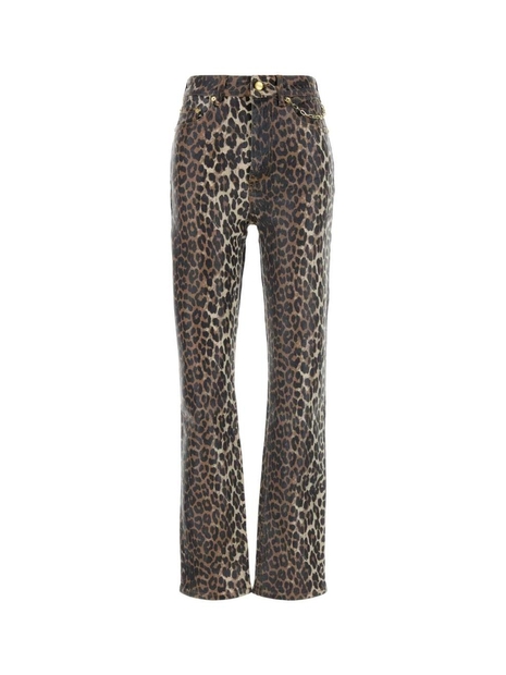 가니 SS25 GANNI PANTALONI J1608 943 Animal Print