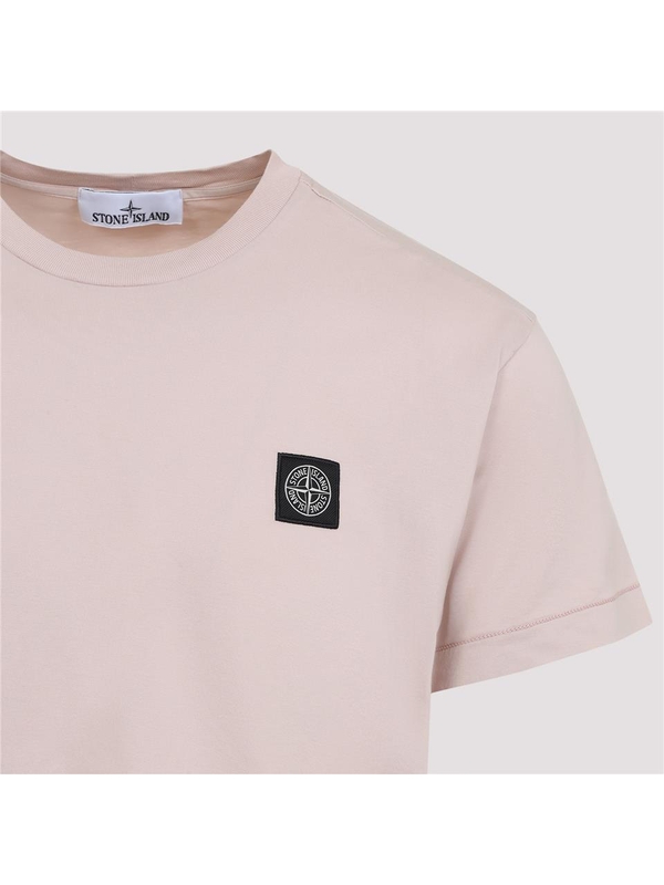 스톤아일랜드 SS25 Stone Island Cotton T-Shirt K1S152100039.S0013 Pink & Purple