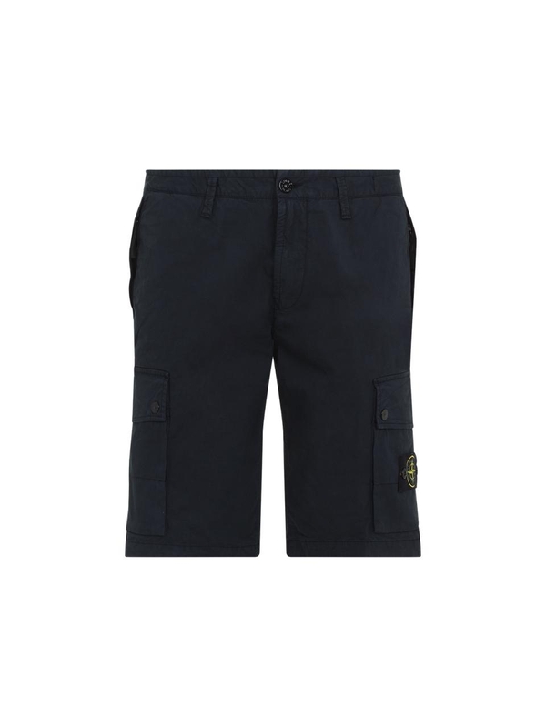 스톤아일랜드 SS25 Stone Island Cotton Shorts K1S15L100011.S0010 Blue