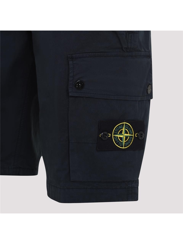 스톤아일랜드 SS25 Stone Island Cotton Shorts K1S15L100011.S0010 Blue