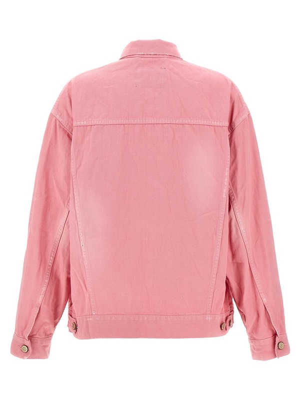 발렌시아가 SS25 Logo embroidery jacket 823408TRWA92014 Pink