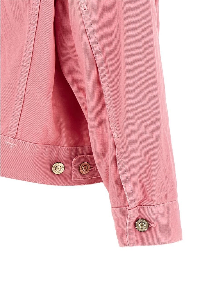 발렌시아가 SS25 Logo embroidery jacket 823408TRWA92014 Pink