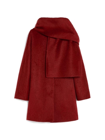 막스마라 스튜디오 FW24 Red Fiumana Coat 2426086032600-FIUMANA003 Red