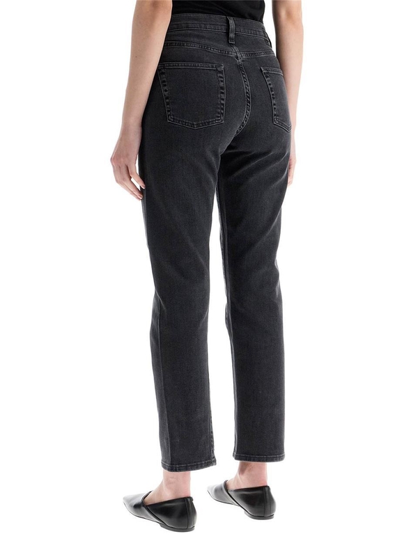 토템 SS25 washed grey organic cotton jeans with twisted seams 222 232 743 32 GREY WASH