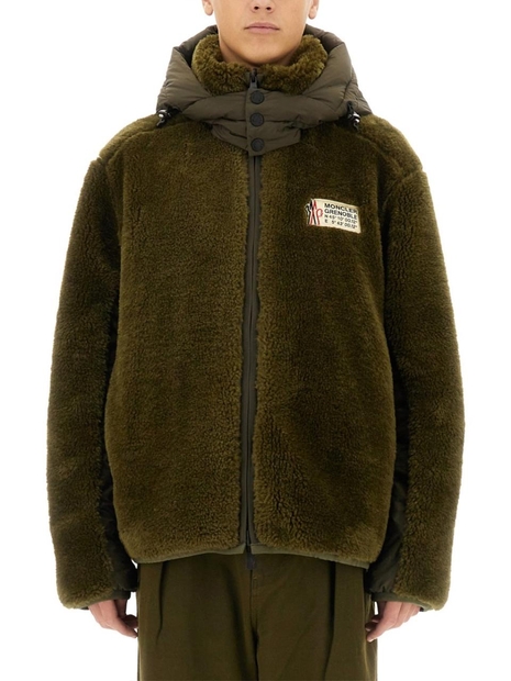 몽클레르 그레노블 FW24 REVERSIBLE SHORT DOWN JACKET WENGI 1A00033_899PO838 GREEN