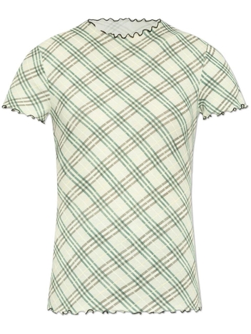 버버리 SS25 Burberry T-shirts and Polos Green 8101024C1788 Green