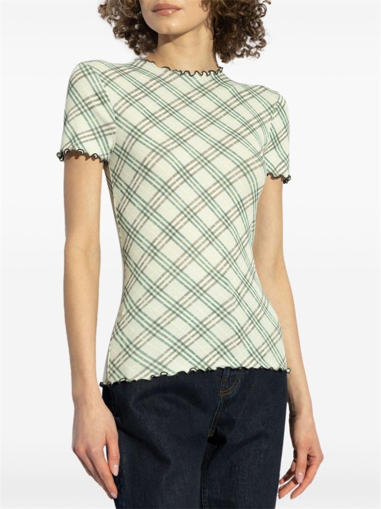 버버리 SS25 Burberry T-shirts and Polos Green 8101024C1788 Green