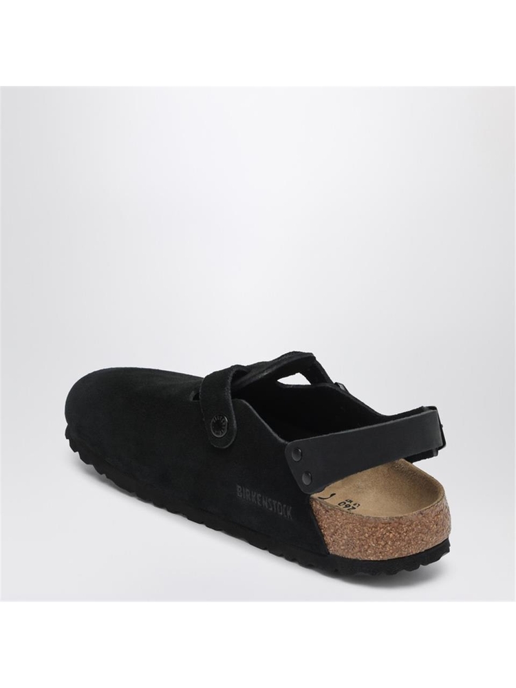 버켄스탁 SS25 Birkenstock Black suede Tokyo ciabatta 1028348SUE Black