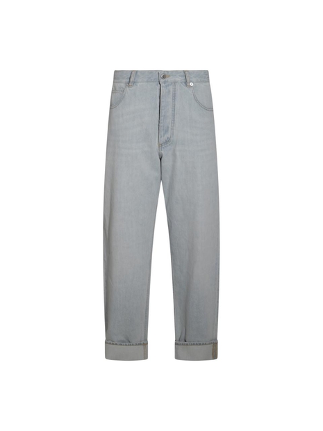 보테가베네타 SS25 Bottega Veneta Trousers Blue 813502V4ZR04132 Blue