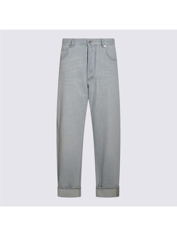 보테가베네타 SS25 Bottega Veneta Trousers Blue 813502V4ZR04132 Blue