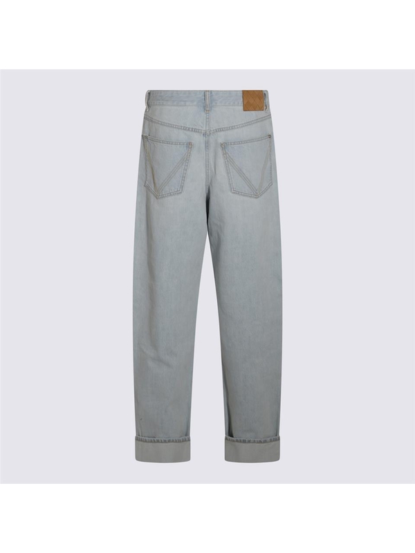 보테가베네타 SS25 Bottega Veneta Trousers Blue 813502V4ZR04132 Blue