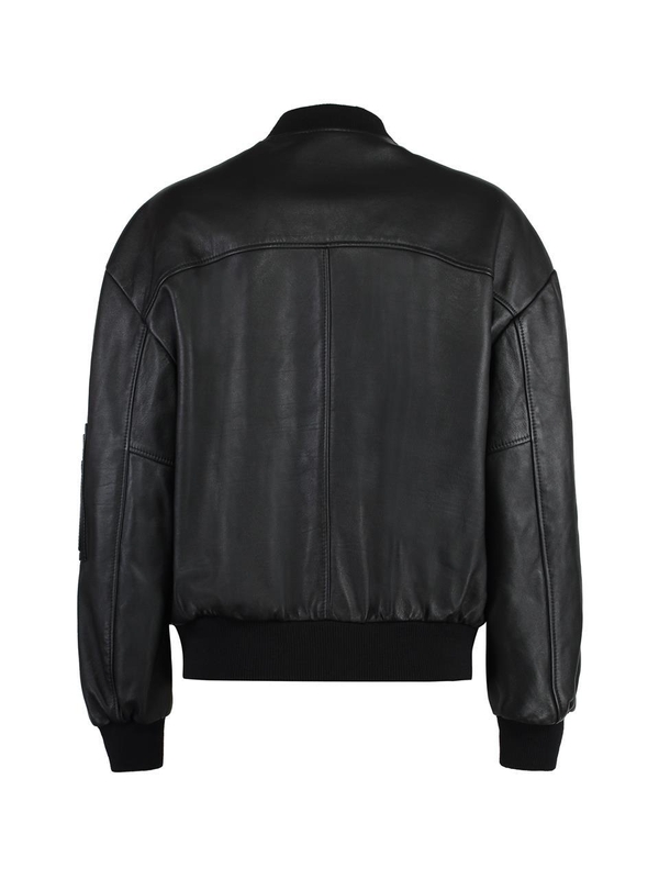 셀린느 FW24 Calf leather jacket 2EG57599E_38NO black