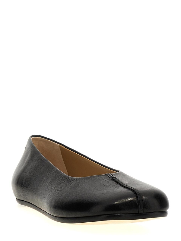 MM6 메종 마르지엘라 SS25 Leather ballet flats S59WZ0097P5000T8013 Black  