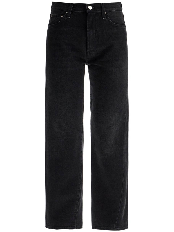 토템 SS25 faded black organic cotton jeans with twisted seams 234 232 744 32 FADED BLACK