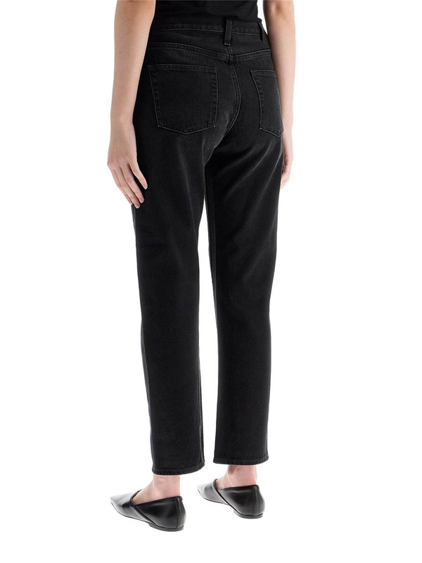 토템 SS25 faded black organic cotton jeans with twisted seams 234 232 744 32 FADED BLACK