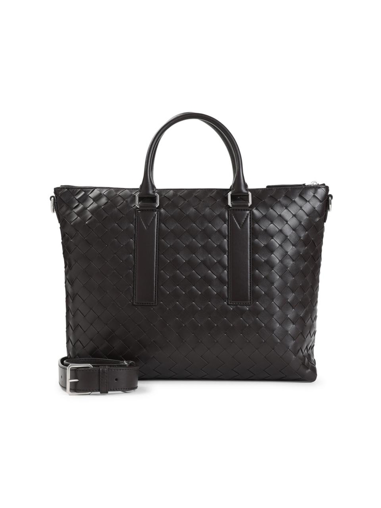 보테가베네타 SS25 Bottega Veneta Intrecciato Soft Briefcase 815784.V2HL1 Brown