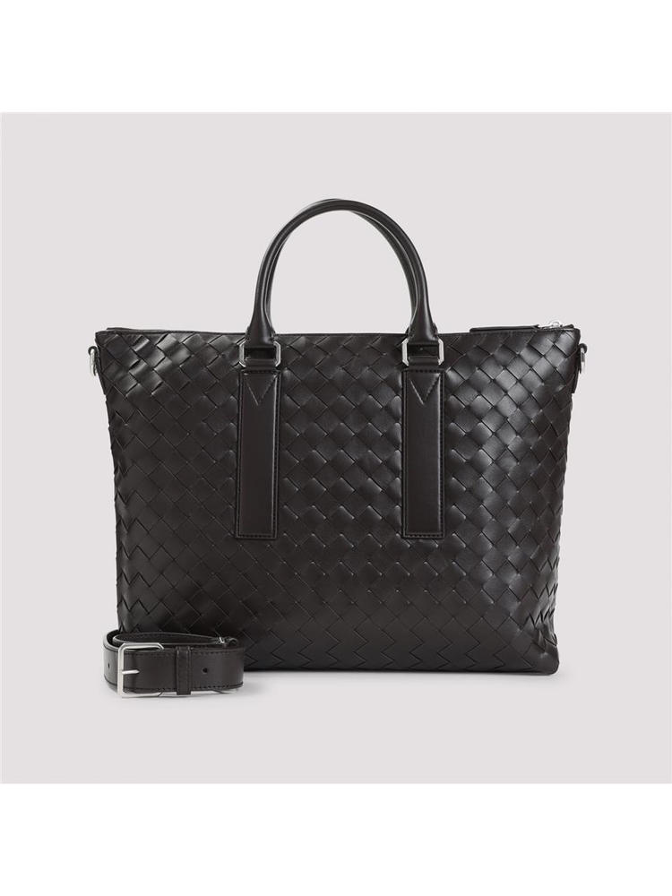 보테가베네타 SS25 Bottega Veneta Intrecciato Soft Briefcase 815784.V2HL1 Brown