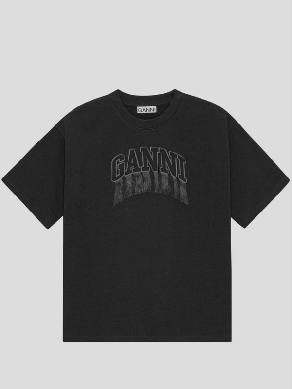 가니 FW24 Ganni t-shirt T4056252 Phantom