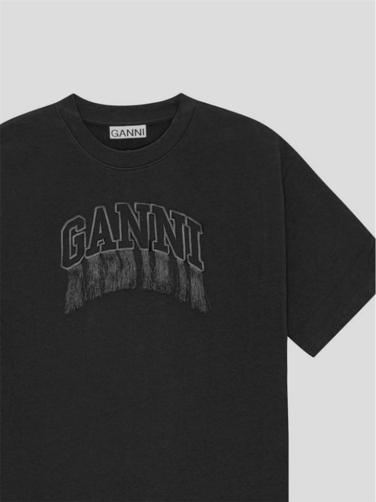 가니 FW24 Ganni t-shirt T4056252 Phantom