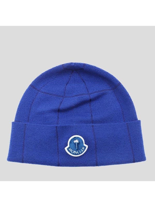 몽클레르 FW24 MONCLER GENIUS PALM ANGELS Hats J209L3G00003M5022731 Blue