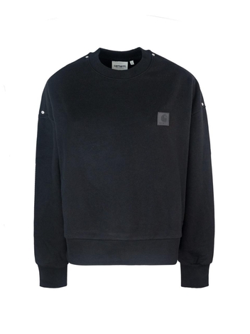 칼하트 SS25 W Eldon Black Sweatshirt I03437389XX Black