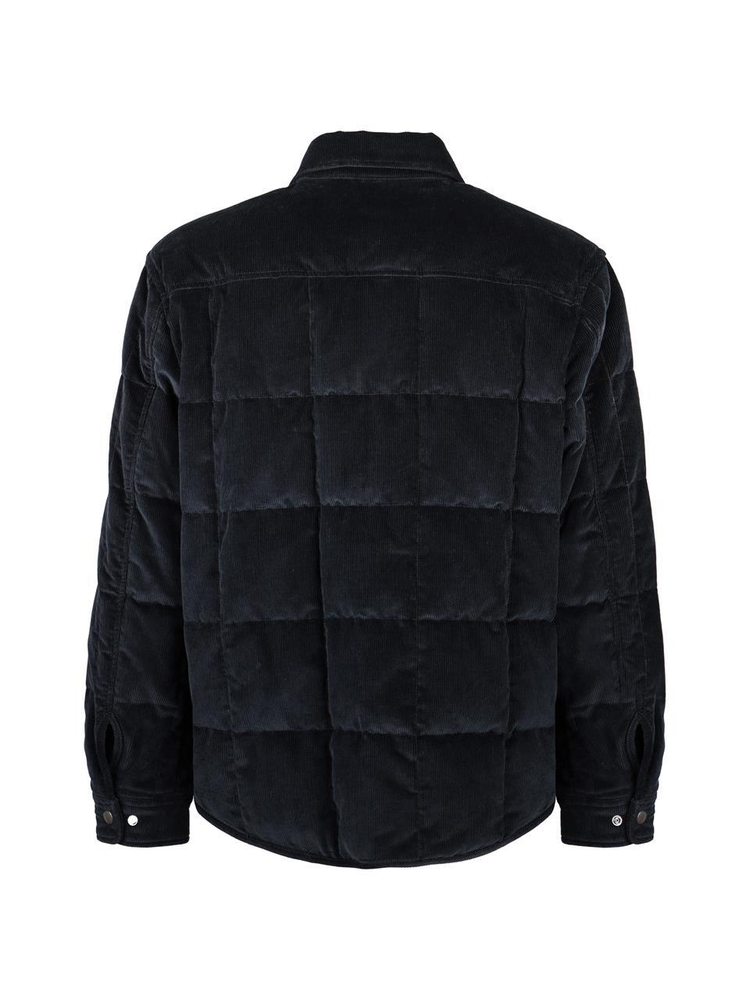 울리치 FW24 Quilted jacket with snaps CFWOOS0130MRUT3805_3989 blue