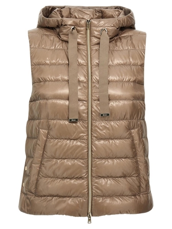 에르노 SS25 Ultralight hooded vest PI002007D12017Z2600 Beige