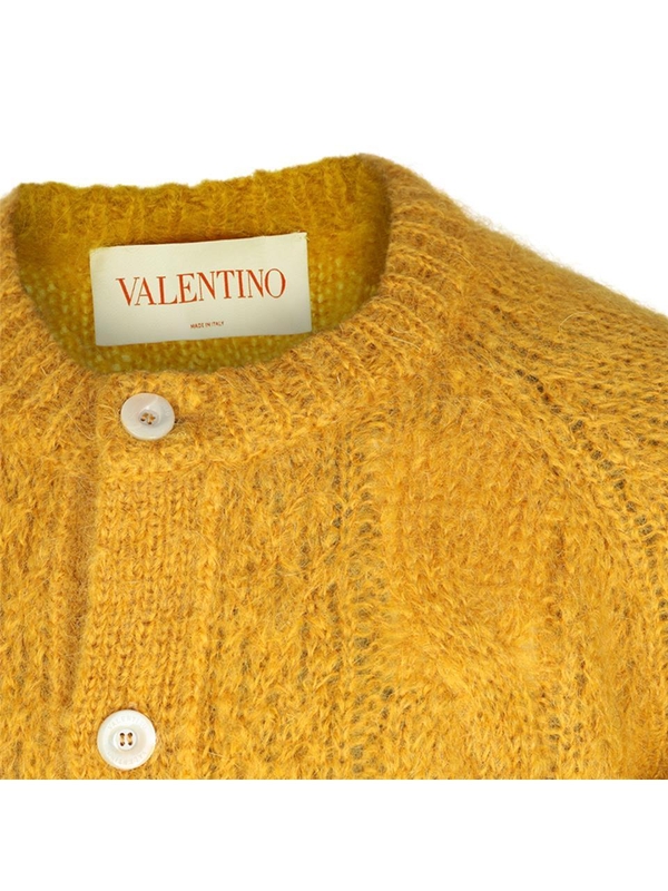 발렌티노 SS25 Valentino Sweaters Ochre 6V3KA04KAPBO16 Ochre