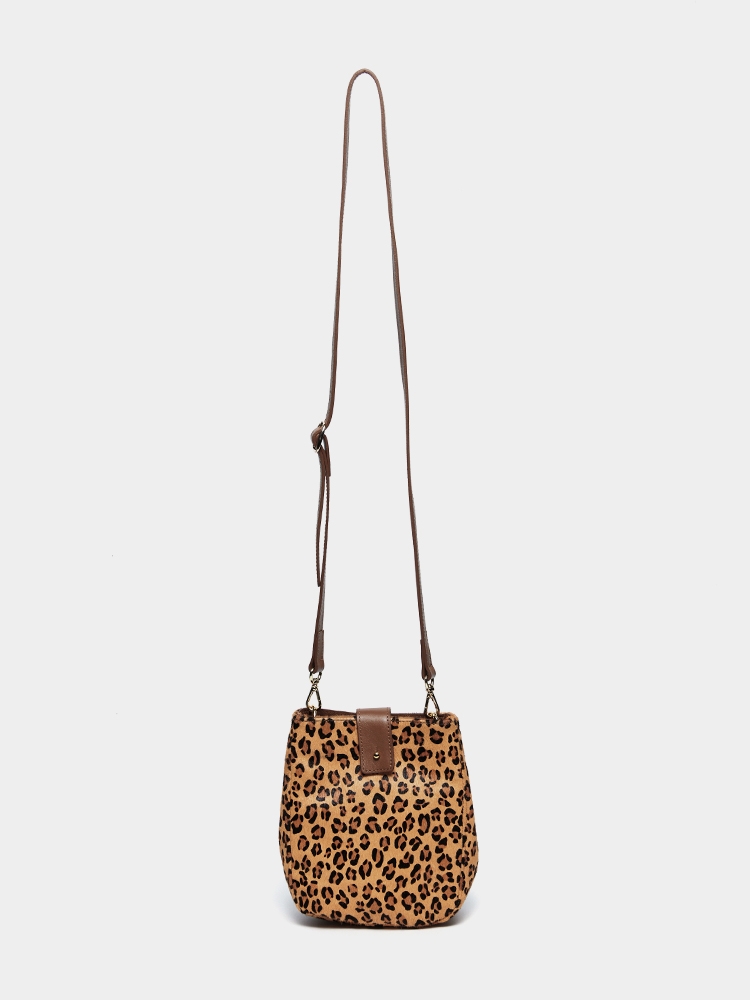 MINI CALF CROSS BAG, REOPARD