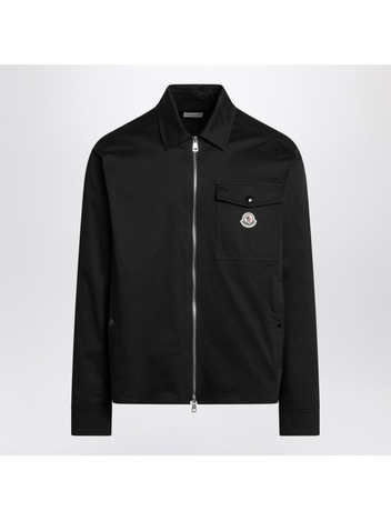 몽클레르 SS25 Moncler Black zip-up shirt jacket 2F000-0557448 Black