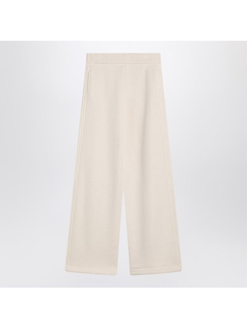 막스마라 SS25 Max Mara White cotton and silk pants TAYCO White