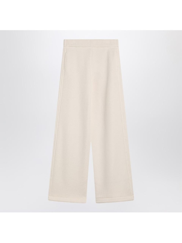 막스마라 SS25 Max Mara White cotton and silk pants TAYCO White