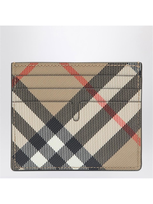 버버리 SS25 Burberry Beige credit card holder 8095047160296 Beige