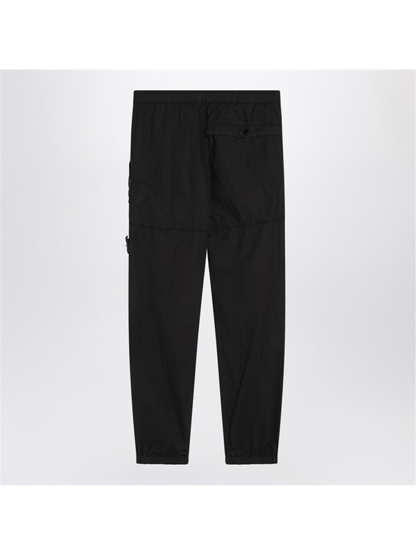 스톤아일랜드 SS25 Stone Island Black cotton jogging pants S153100017S0003 Black