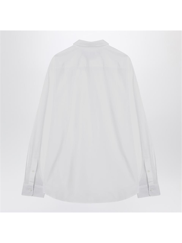 버버리 SS25 Burberry White cotton shirt 8103938136633 White