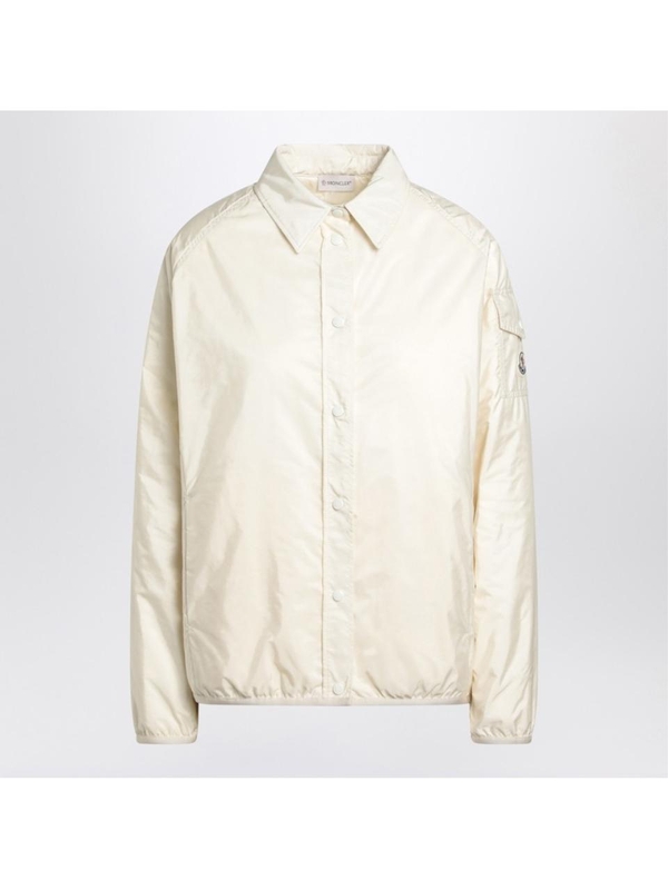 몽클레르 SS25 Moncler White nylon shirt jacket 2F000-01539ZD White