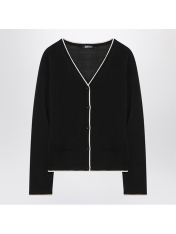 S 막스마라 SS25 S Max Mara Black wool cardigan KENYAWO Black